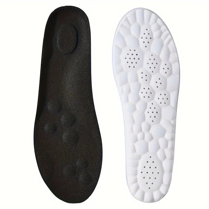 1Pair/2Pairs High Elasticity Latex Sport Insoles Soft Shoe Pads Arch Support Orthotic Insoles Breathable Deodorant Insole