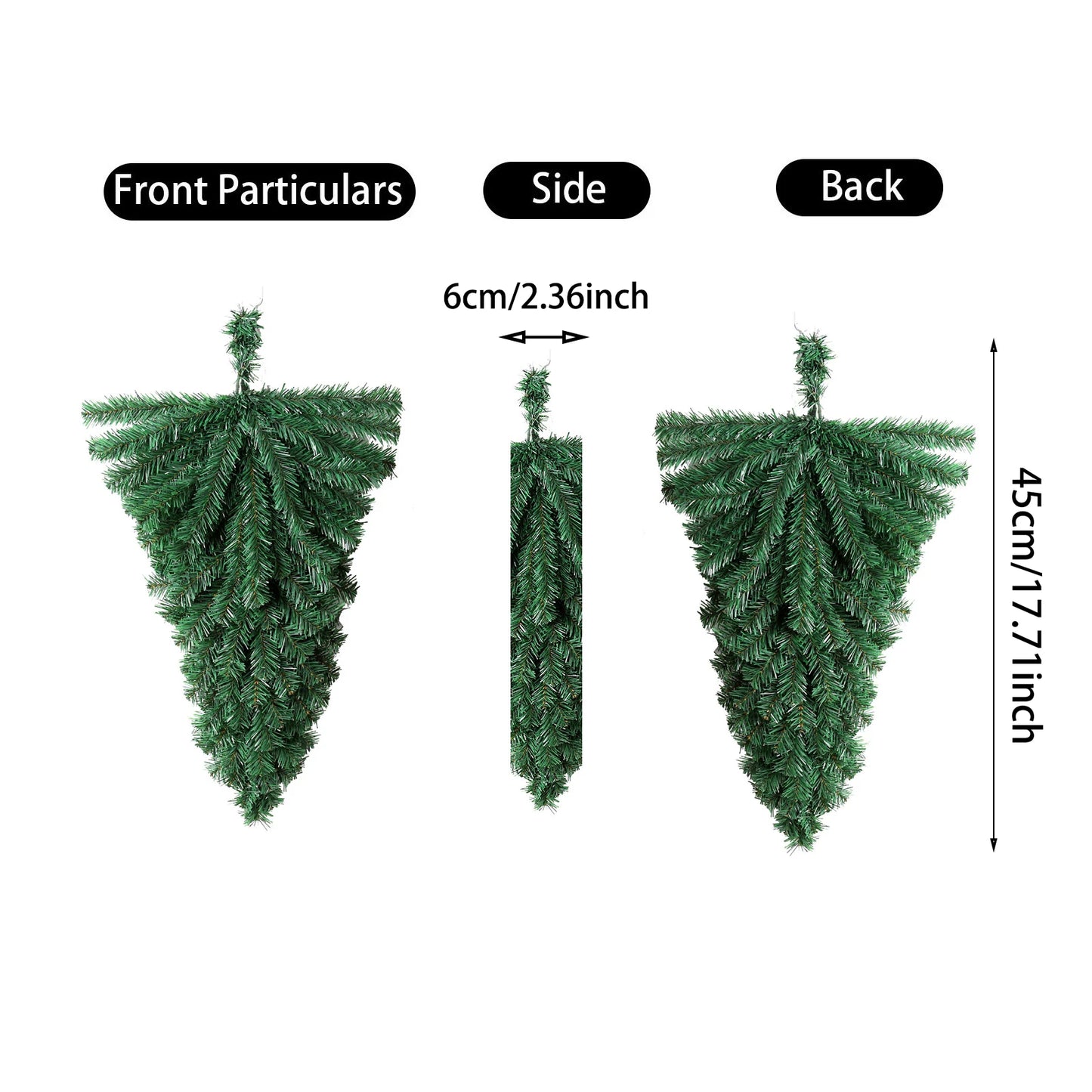 Christmas Hanging Tree Tree Indoor Wall Green Decoration Tree Christmas Wall Hanging Decoration Christmas Decorations