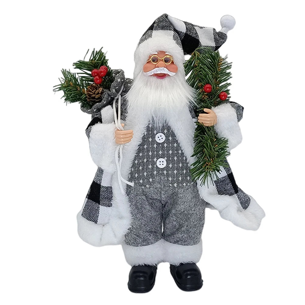 Set up Santa Claus Christmas decorations Christmas party scenes Decorate Christmas ornaments