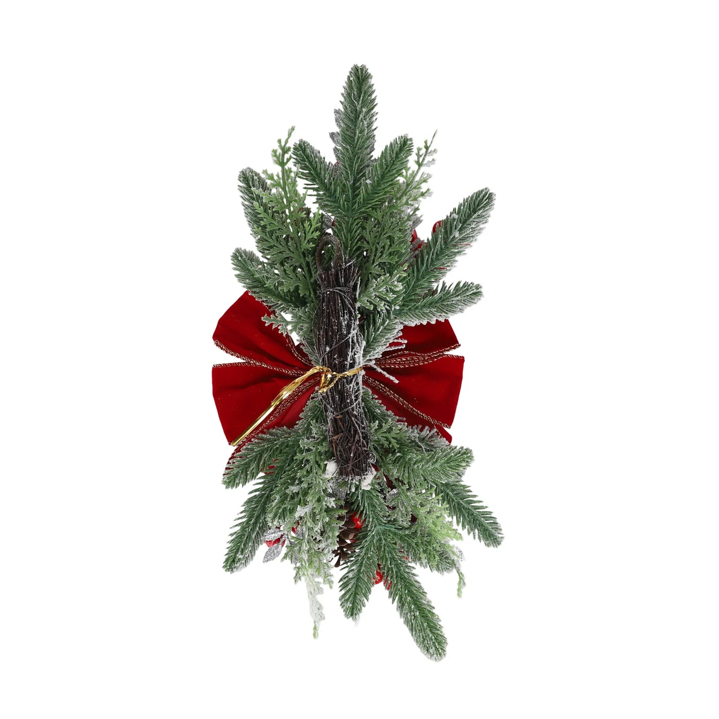 Christmas Staircase Decoration Wreath DIY Indoor Outdoor Garland Decoration With LED Decoration Prop Evening Party Dress Up Prop