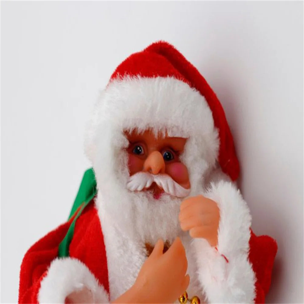 Climbing Beads Santa Claus Music Electric Doll Rope Christmas Gifts Ornaments Cross border wholesale fashion hotsale funny adult