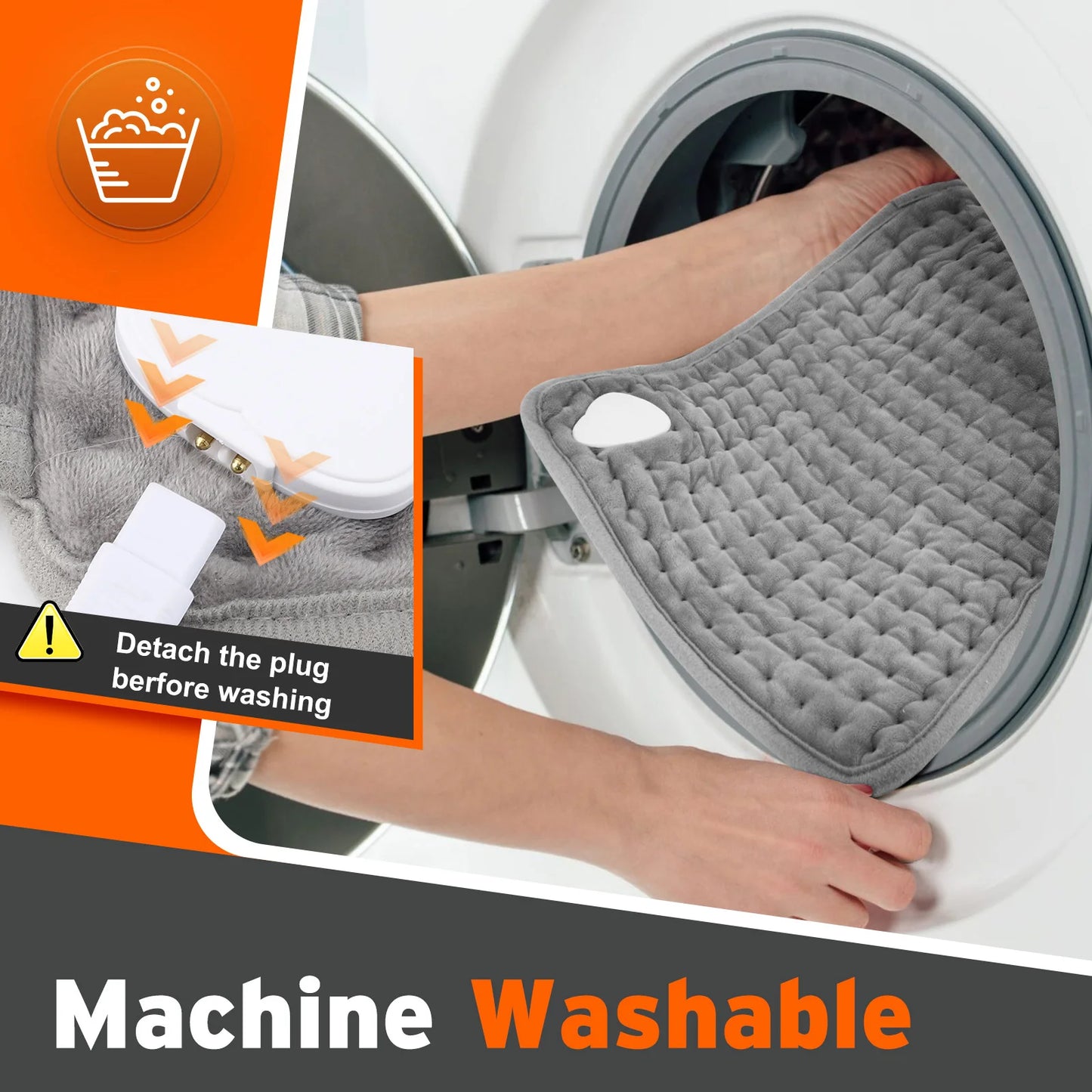 Electric Heating Waist Belt Portable Thermal Pad Office Home Adjustable Temperature Lumbar Belt Warming Abdomen Back Hand Warmer