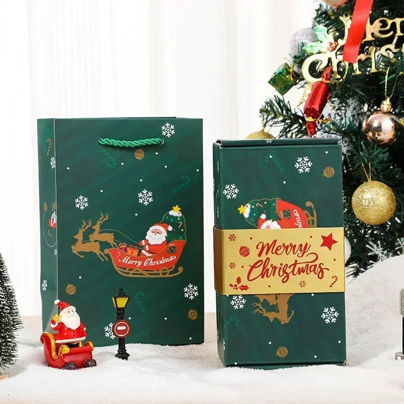 Christmas Gift Box Diy Folding Paper Boxs Money Pop Up Birthday Wedding Surprise Bounce Boxs Explosion Red Envelope Gift Box Set