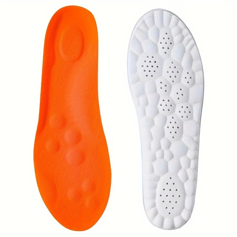 1Pair/2Pairs High Elasticity Latex Sport Insoles Soft Shoe Pads Arch Support Orthotic Insoles Breathable Deodorant Insole