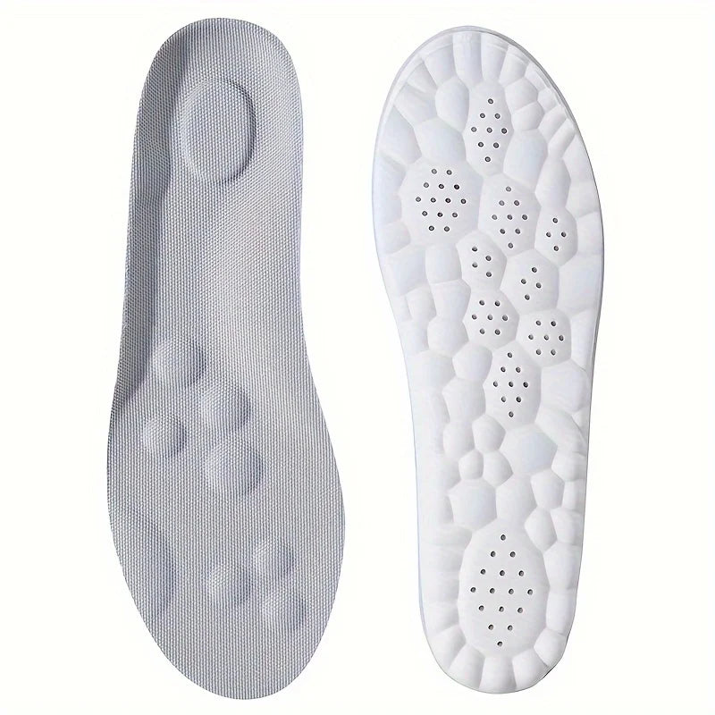 1Pair/2Pairs High Elasticity Latex Sport Insoles Soft Shoe Pads Arch Support Orthotic Insoles Breathable Deodorant Insole