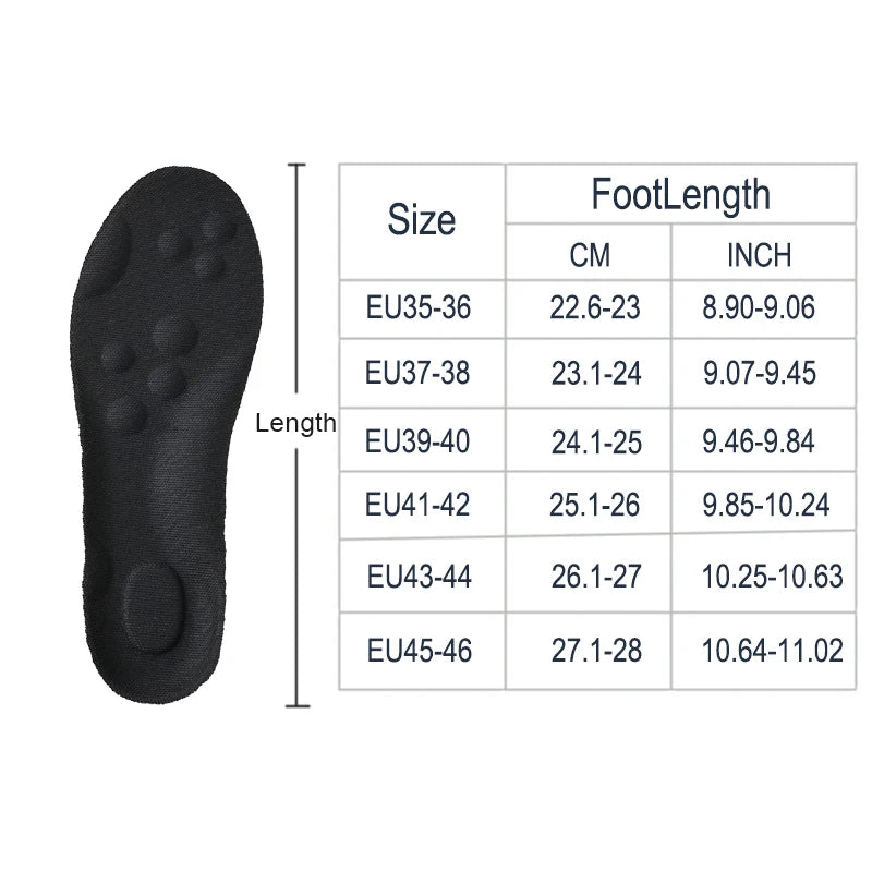 1Pair/2Pairs High Elasticity Latex Sport Insoles Soft Shoe Pads Arch Support Orthotic Insoles Breathable Deodorant Insole